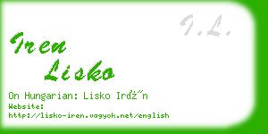 iren lisko business card